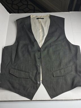 Men's Express  Gray Vest Waistcoat - Classic Formal Vest